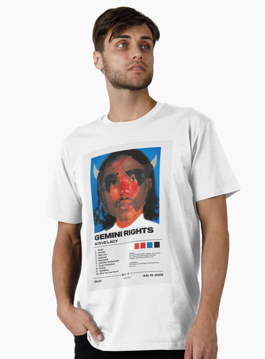 Gemini Rights by Steve Lacy Album Poster Premium T-Shirt