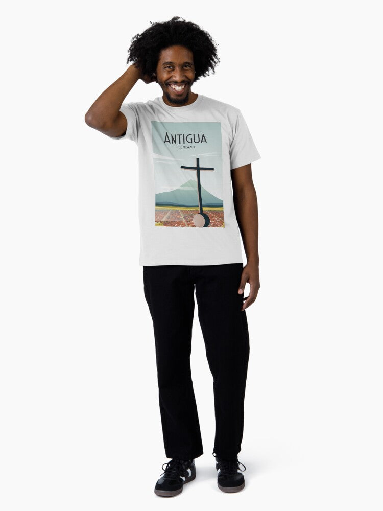 Antigua GuatemalaTravel Poster Premium T-Shirt