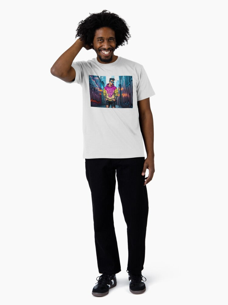 Urban Street Style Graffiti Hoodie Premium T-Shirt