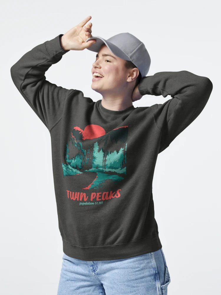 Twin Peaks Classic National Parks Tonal Welcome Poster Classic T-Shirt
