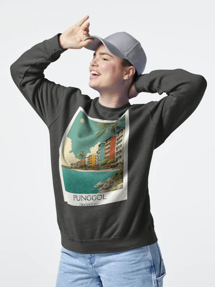 Punggol Poster – Waterfront Living & Palm-Framed Horizons Classic T-Shirt