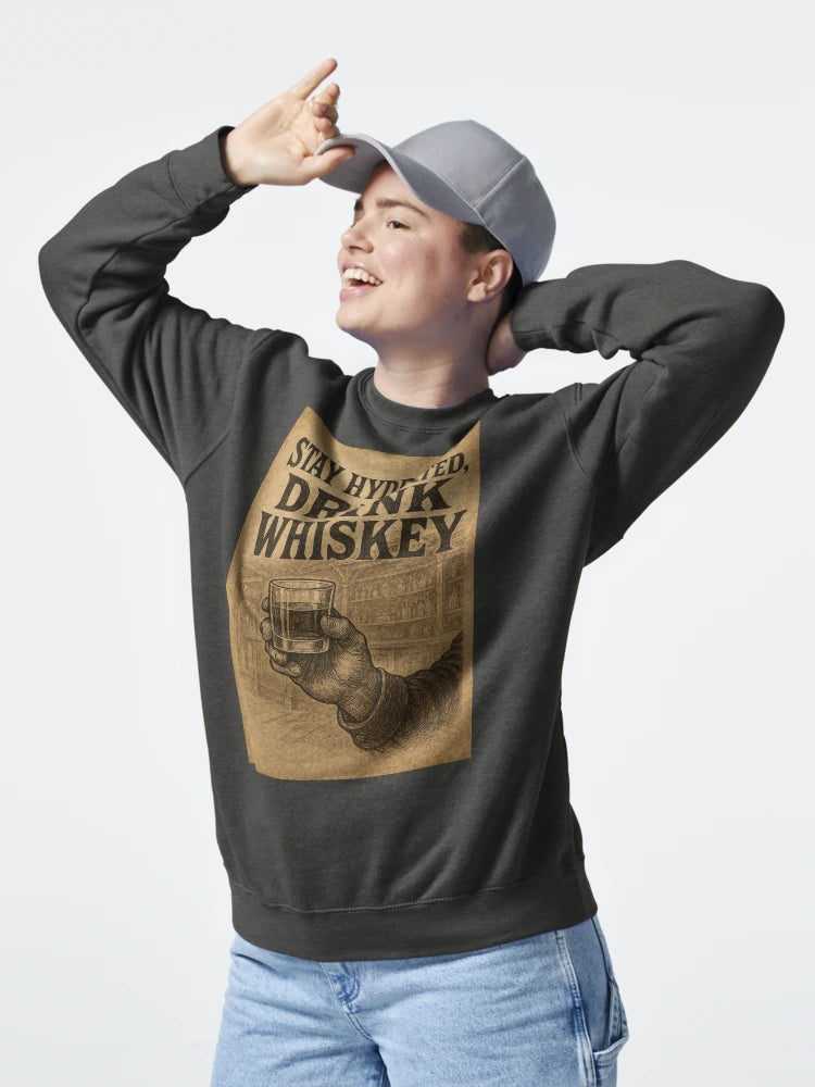 Stay Hydrated Drink Whiskey – Vintage Saloon Bar Poster Design Classic T-Shirt